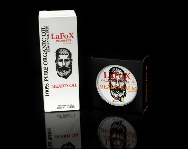 LaFoX Launch Bundle #2 - Beard Balm (30ml) & Beard Oil Natural Extracts (20g)