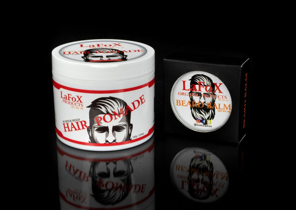 LaFoX Launch Bundle #3 - Hair Pomade 48 Hour Hold (3.53oz) & Beard Balm (30g)